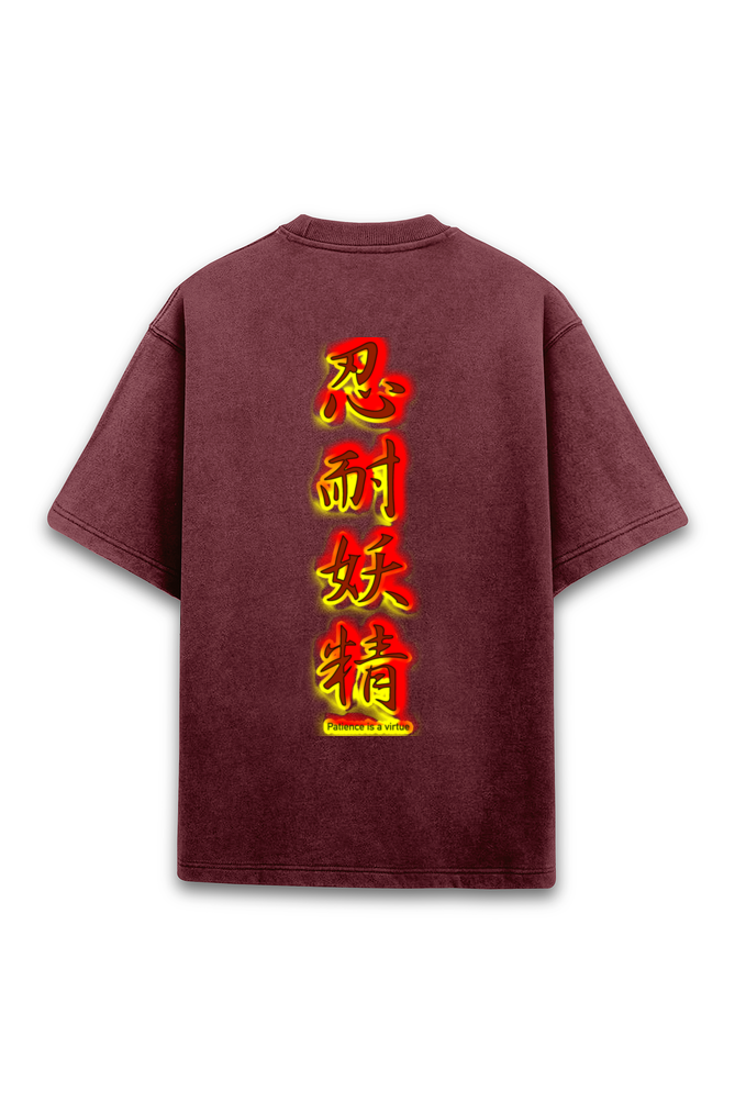 Unisex Acid Wash Oversized Classic T-shirt- Jp
