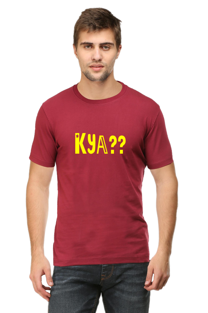 Male Round Neck Half Sleeve Classic-Kya??