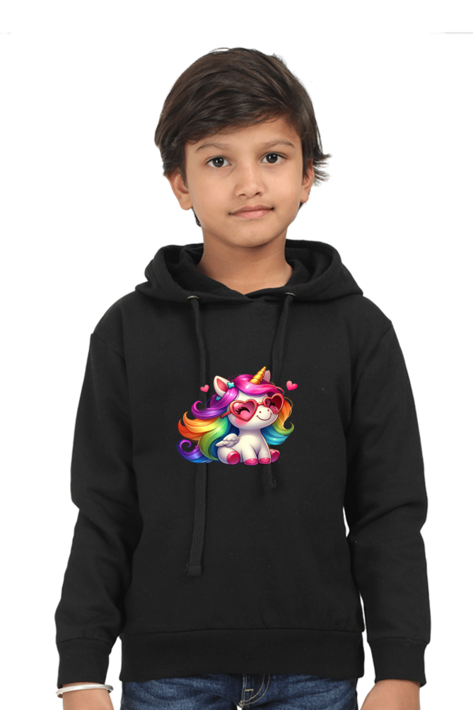 Kids Hooded Sweat Shirt - Unicorn