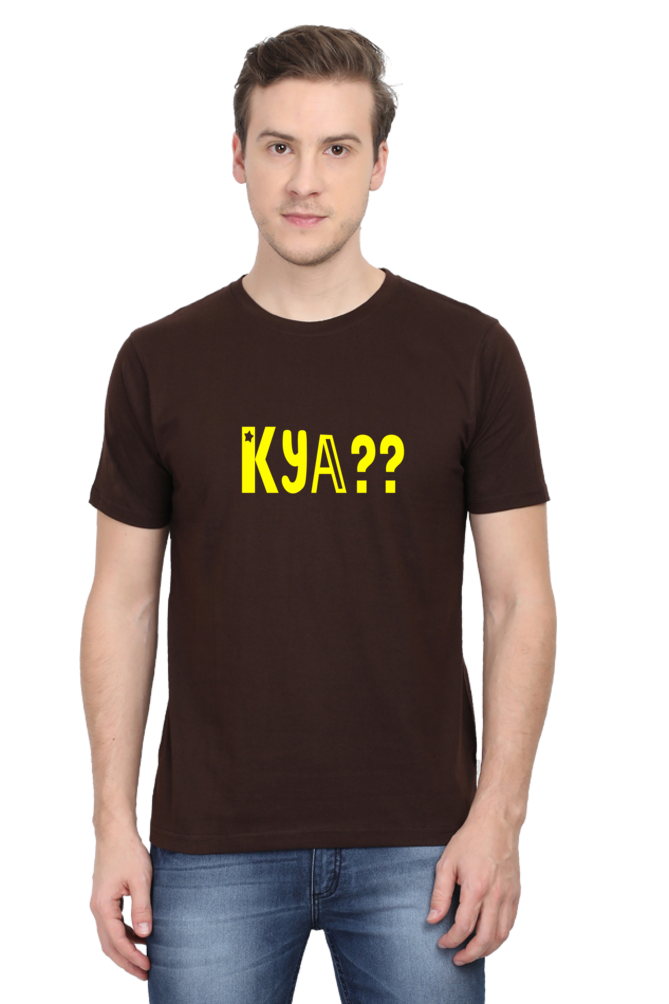 Male Round Neck Half Sleeve Classic-Kya??