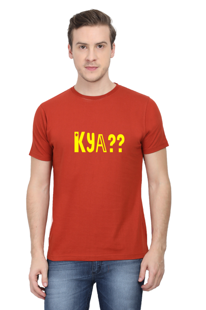 Male Round Neck Half Sleeve Classic-Kya??