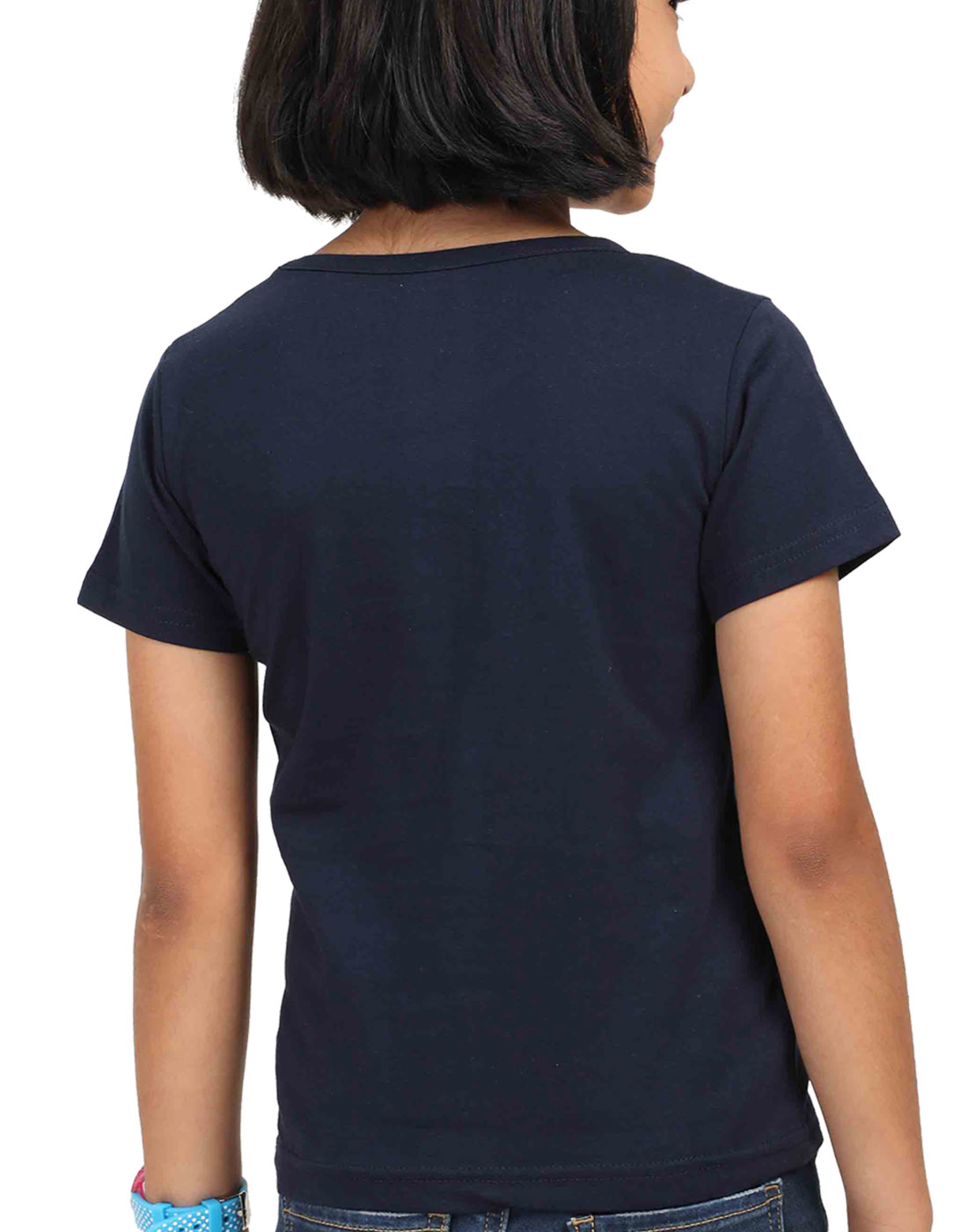 Girl Round Neck Half Sleeve Classic- Unicorn