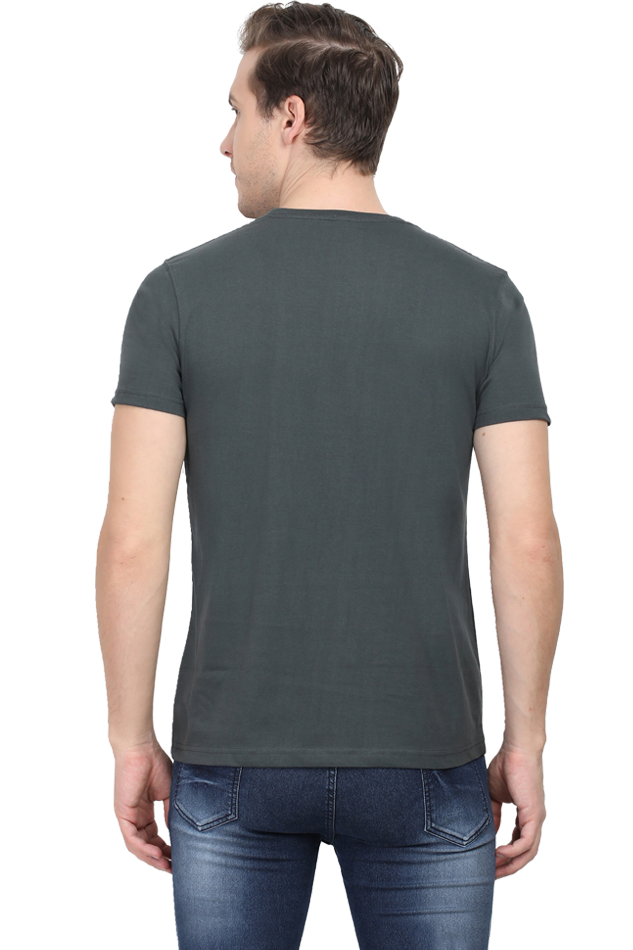 Male Round Neck Half Sleeve Classic-Kya??