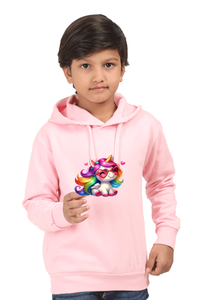 Kids Hooded Sweat Shirt - Unicorn