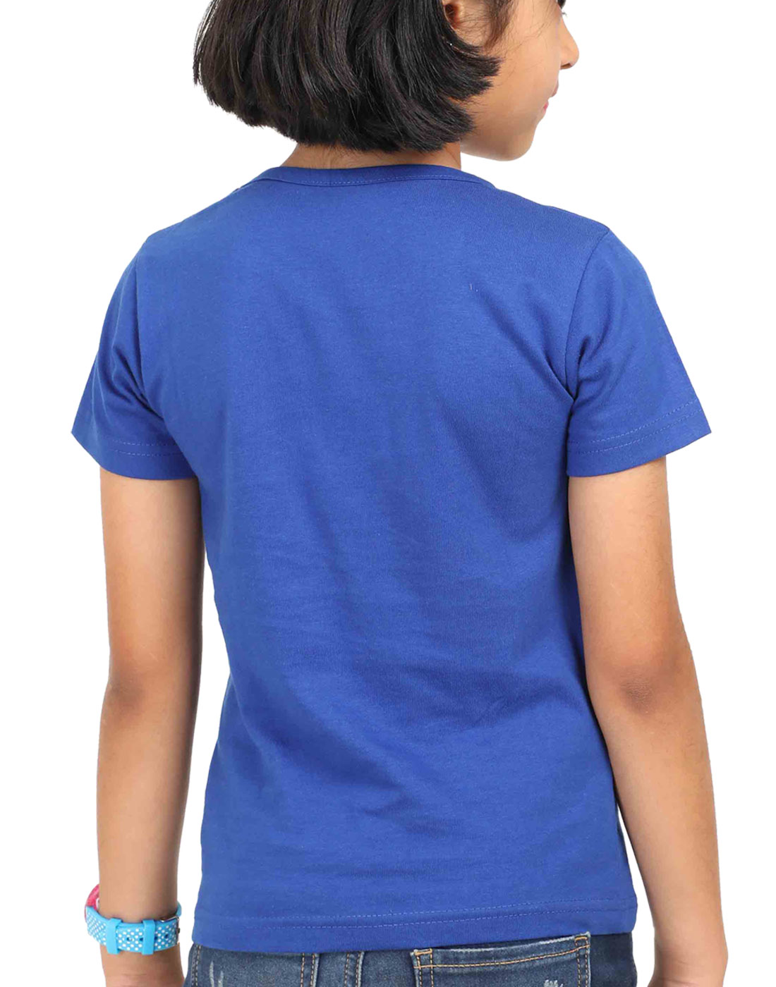 Girl Round Neck Half Sleeve Classic- Unicorn