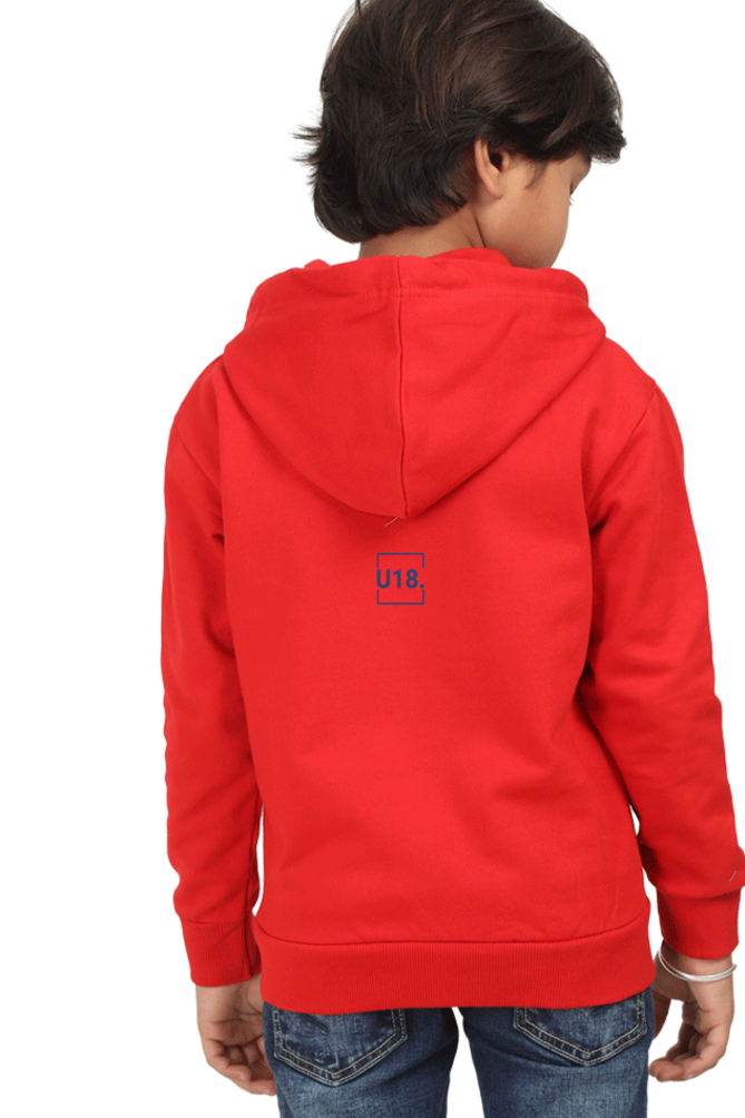 Kids Hooded Sweat Shirt-moon