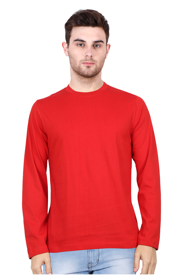 Male Round Neck Full Sleeve -Solids