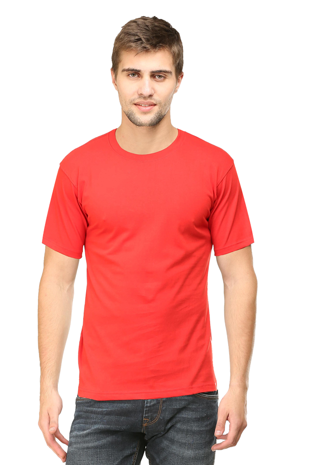 Plus+ Male Round Neck Half Sleeve Classic