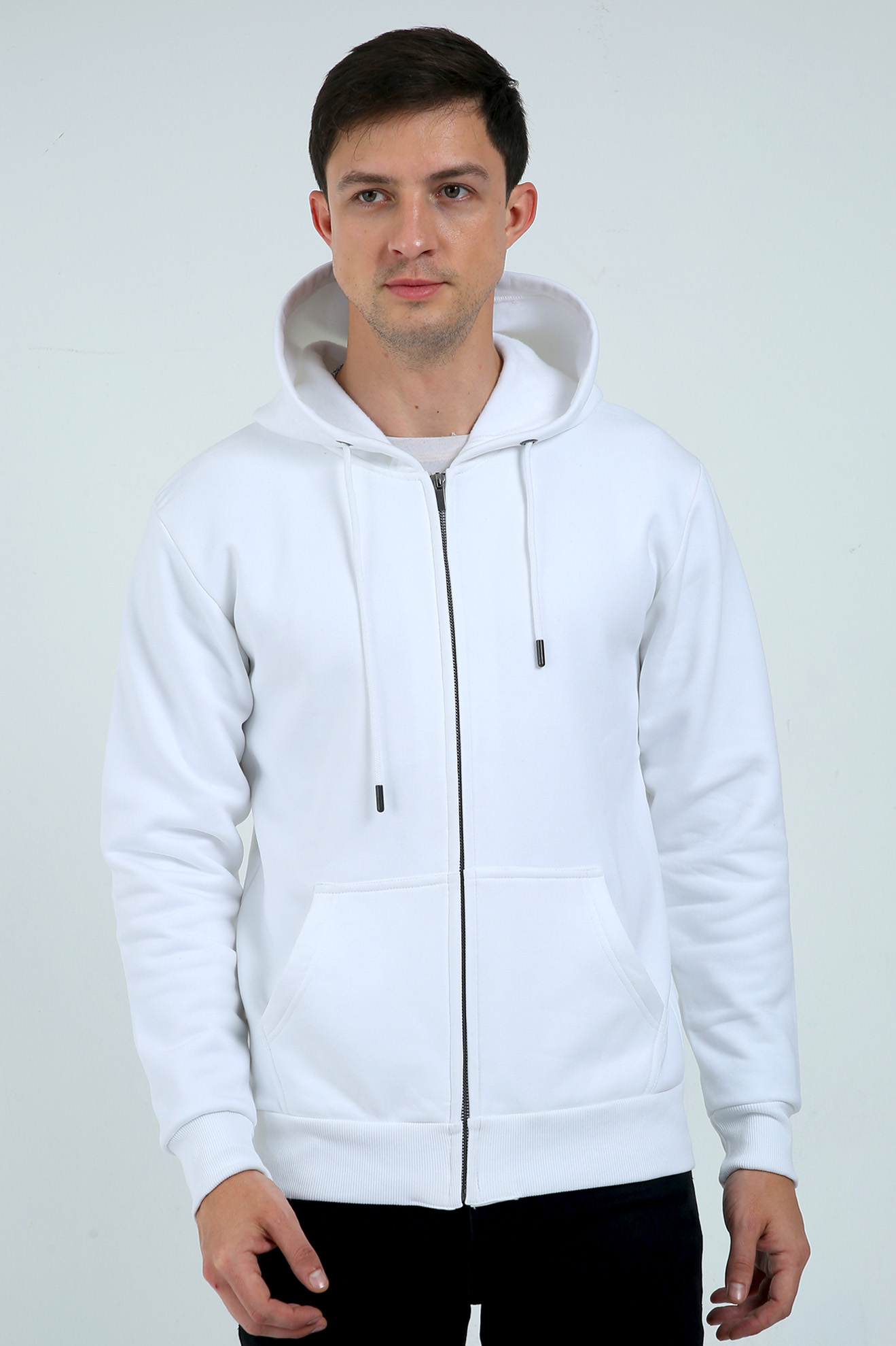 Unisex Heavyweight Zip Hoodie- Solids
