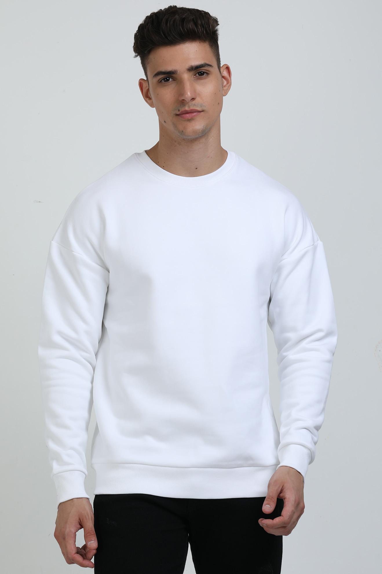 Unisex Oversized Sweatshirts- solids