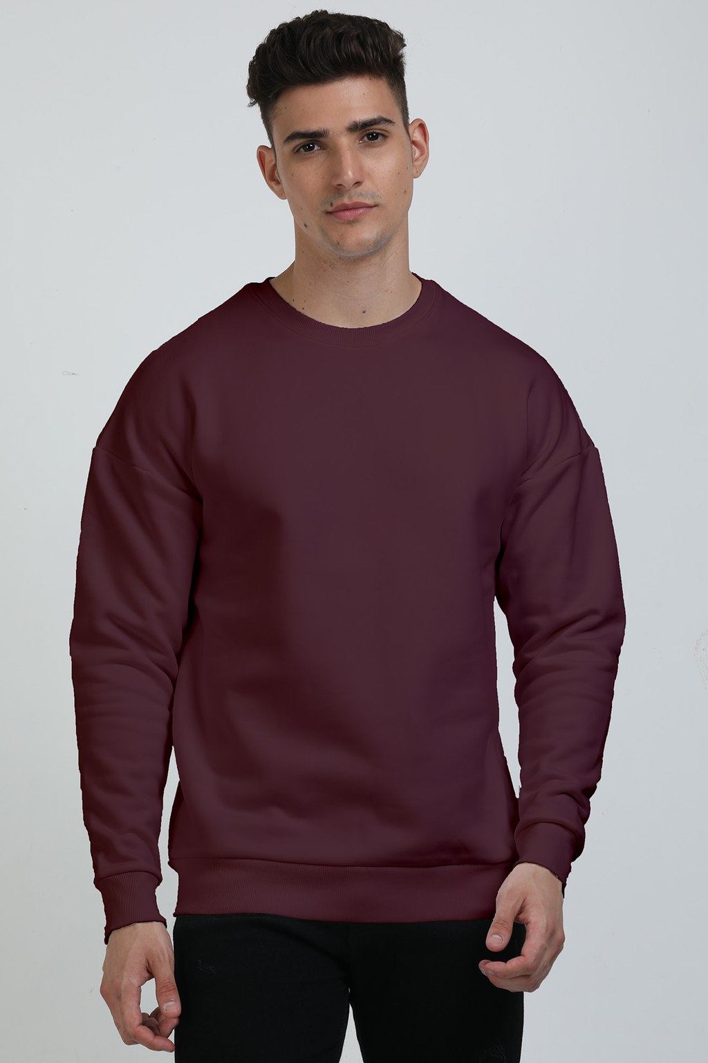 Unisex Oversized Sweatshirts- solids