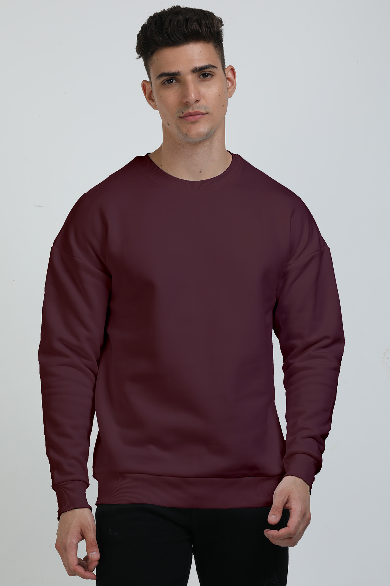 Unisex Oversized Sweatshirts- solids