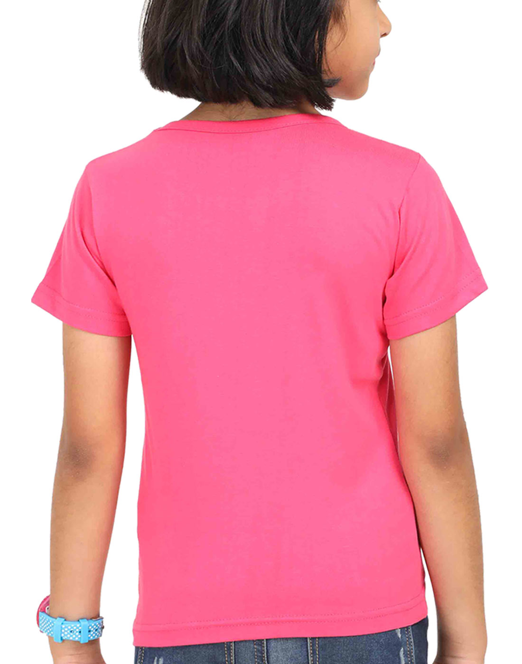 Girl Round Neck Half Sleeve Classic- Unicorn