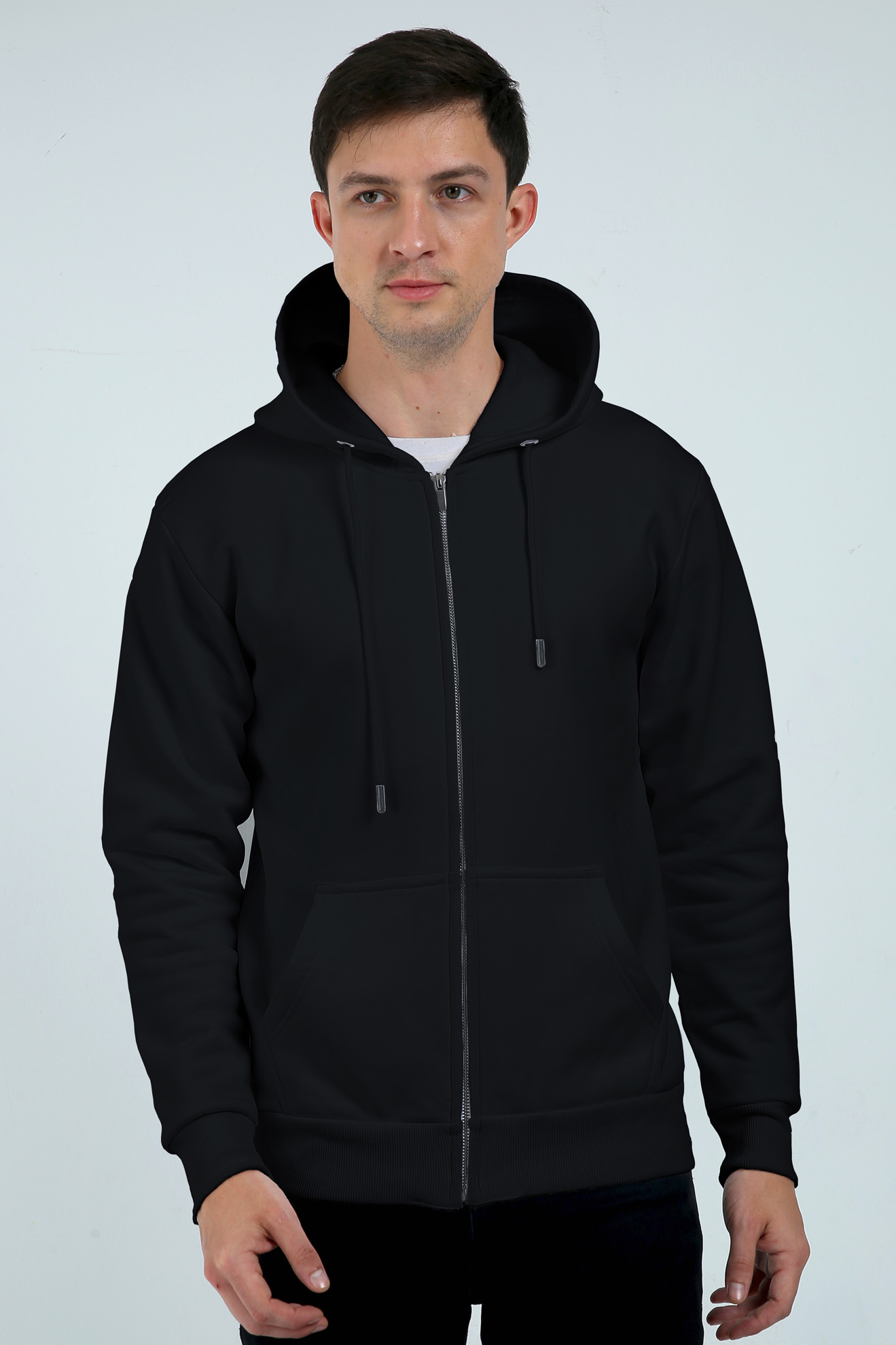 Unisex Heavyweight Zip Hoodie- Solids