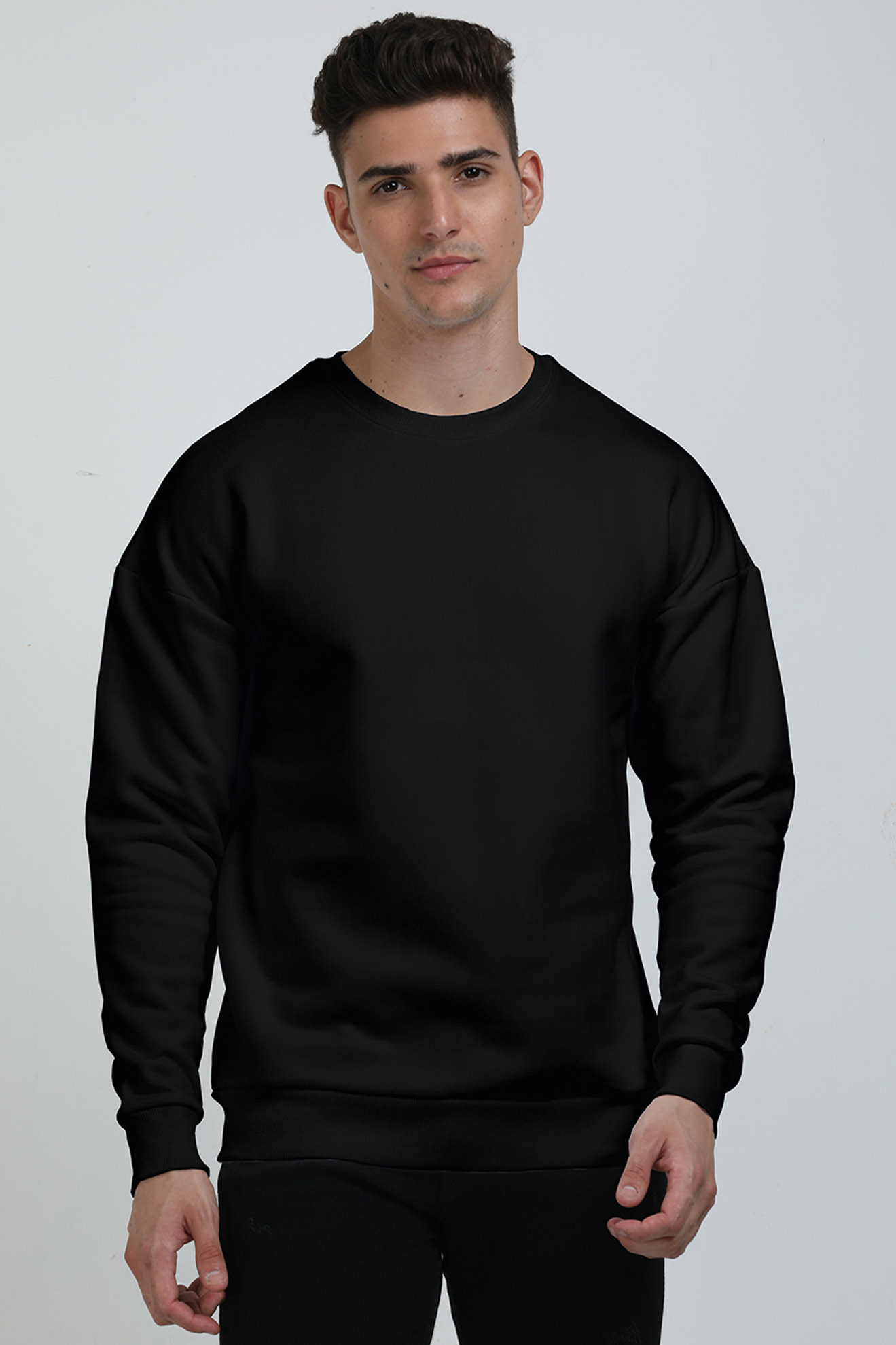 Unisex Oversized Sweatshirts- solids