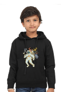 Kids Hooded Sweat Shirt-moon