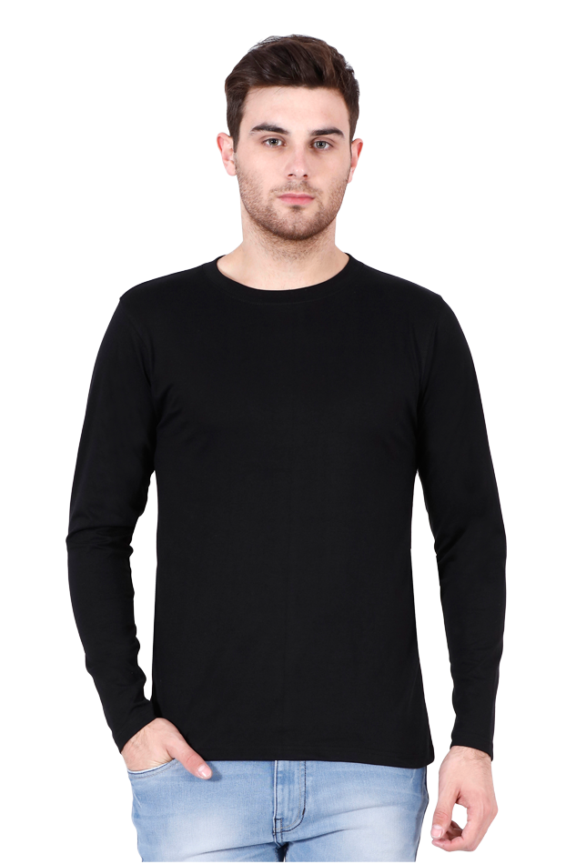 Male Round Neck Full Sleeve -Solids