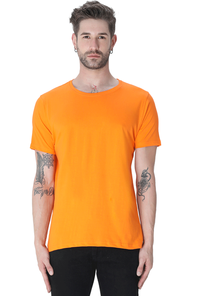 Plus+ Male Round Neck Half Sleeve Classic
