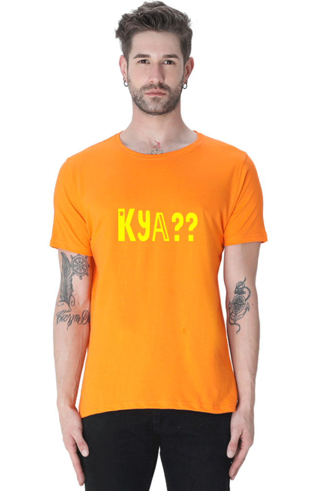 Male Round Neck Half Sleeve Classic-Kya??
