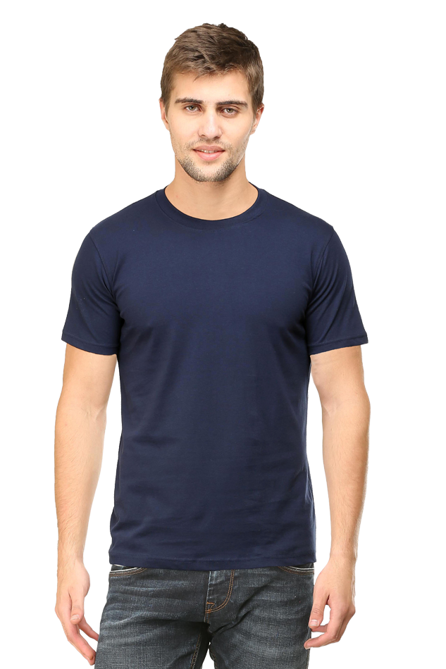 Plus+ Male Round Neck Half Sleeve Classic