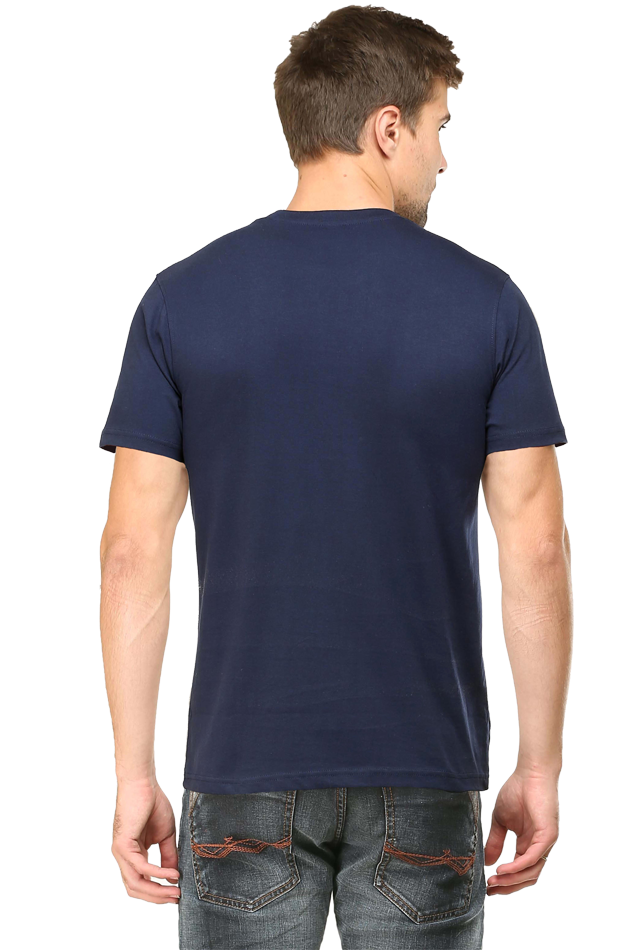 Male Round Neck Half Sleeve Classic-Kya??