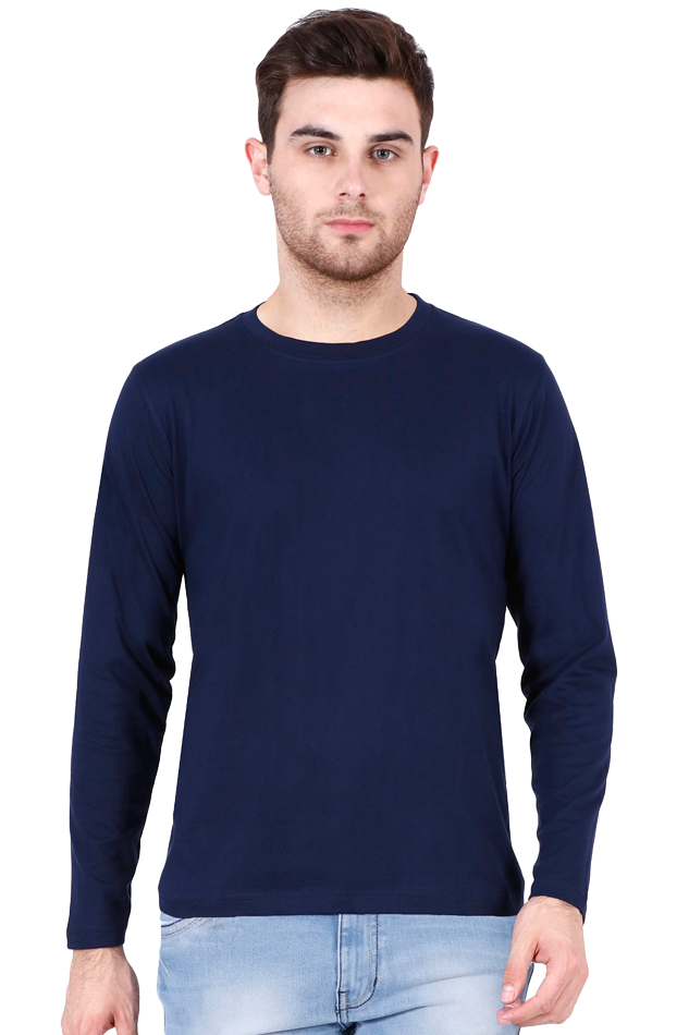 Male Round Neck Full Sleeve -Solids
