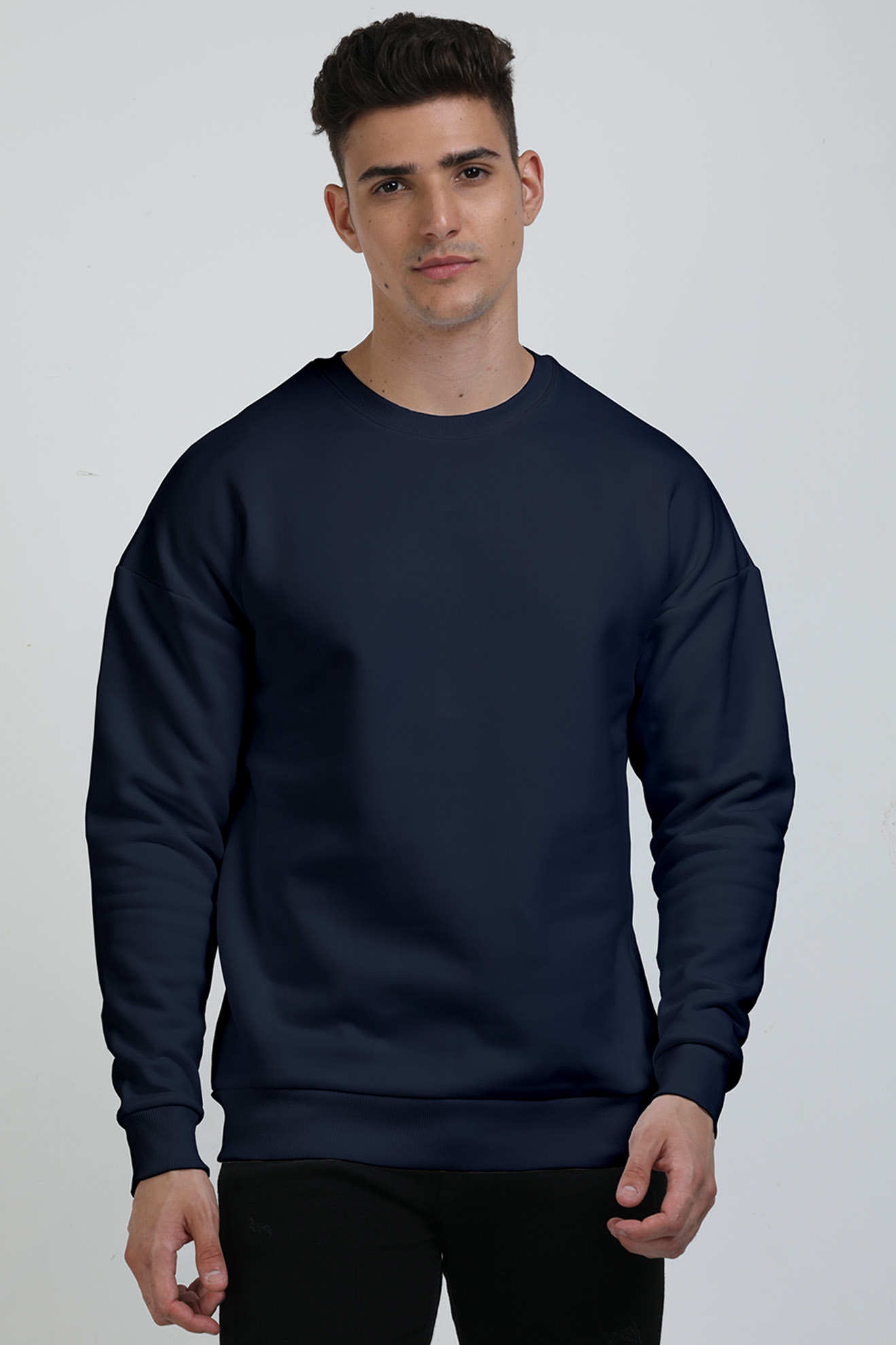 Unisex Oversized Sweatshirts- solids