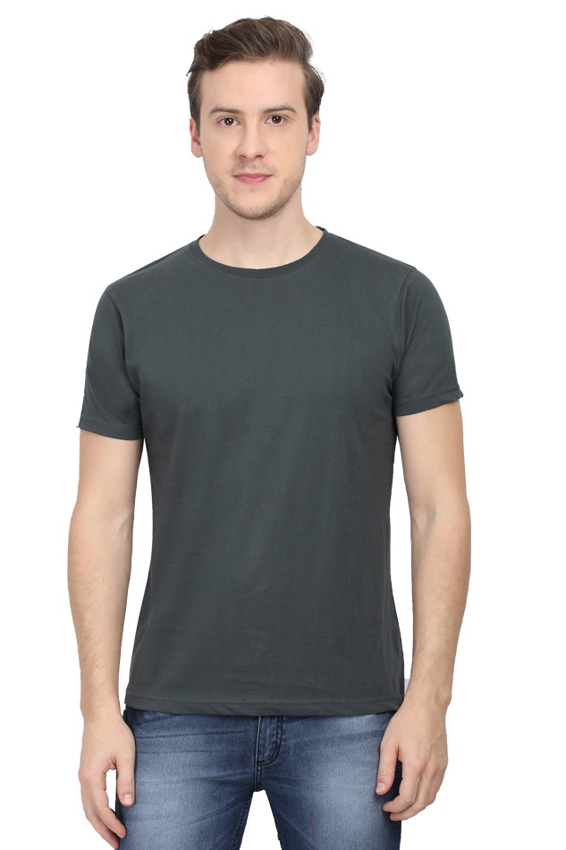 Plus+ Male Round Neck Half Sleeve Classic