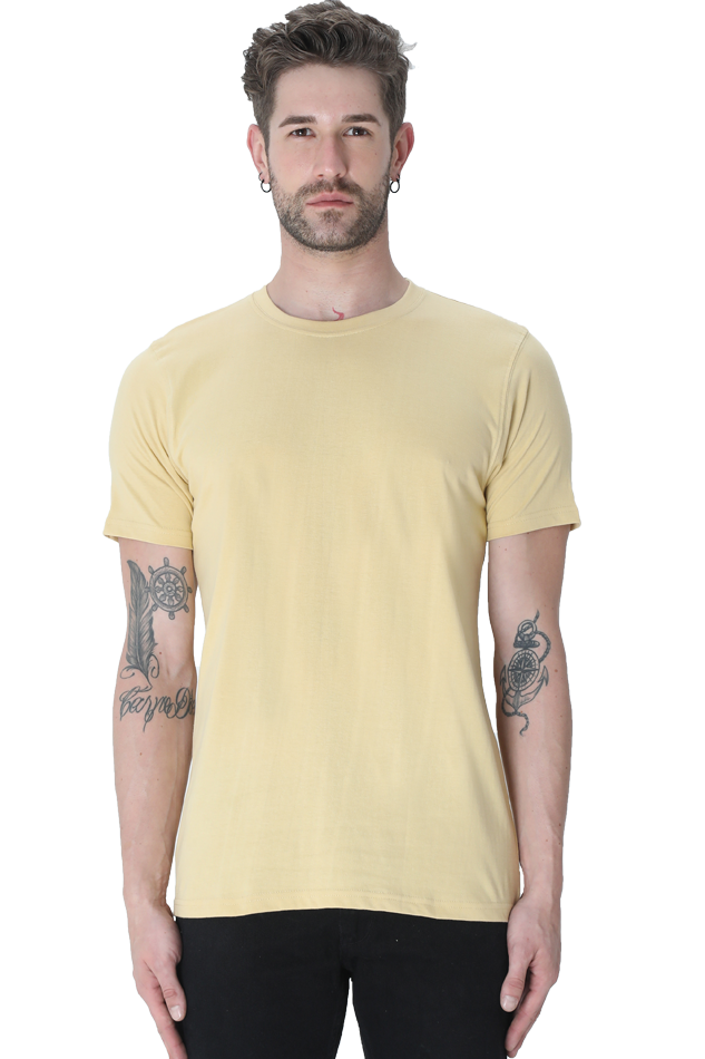 Plus+ Male Round Neck Half Sleeve Classic