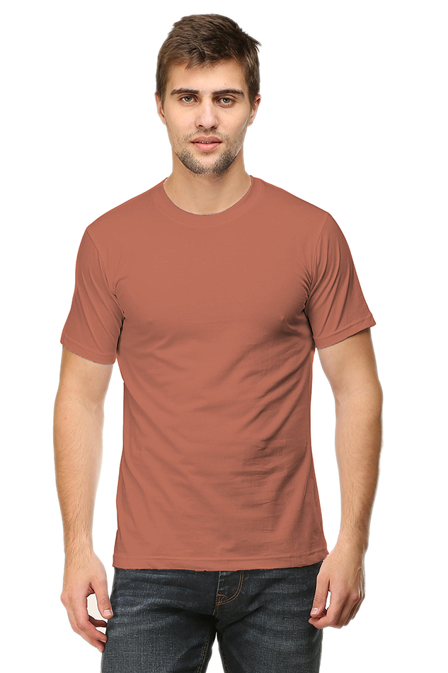 Plus+ Male Round Neck Half Sleeve Classic