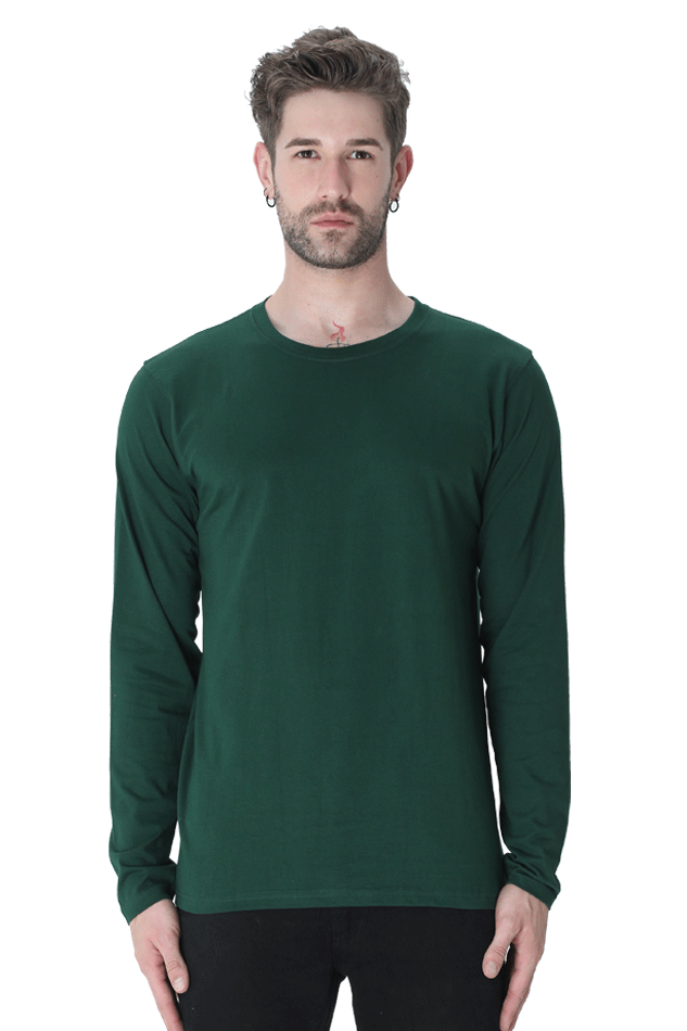 Male Round Neck Full Sleeve -Solids