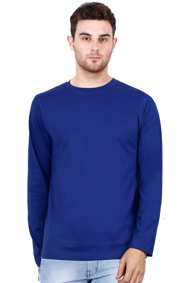 Male Round Neck Full Sleeve -Solids